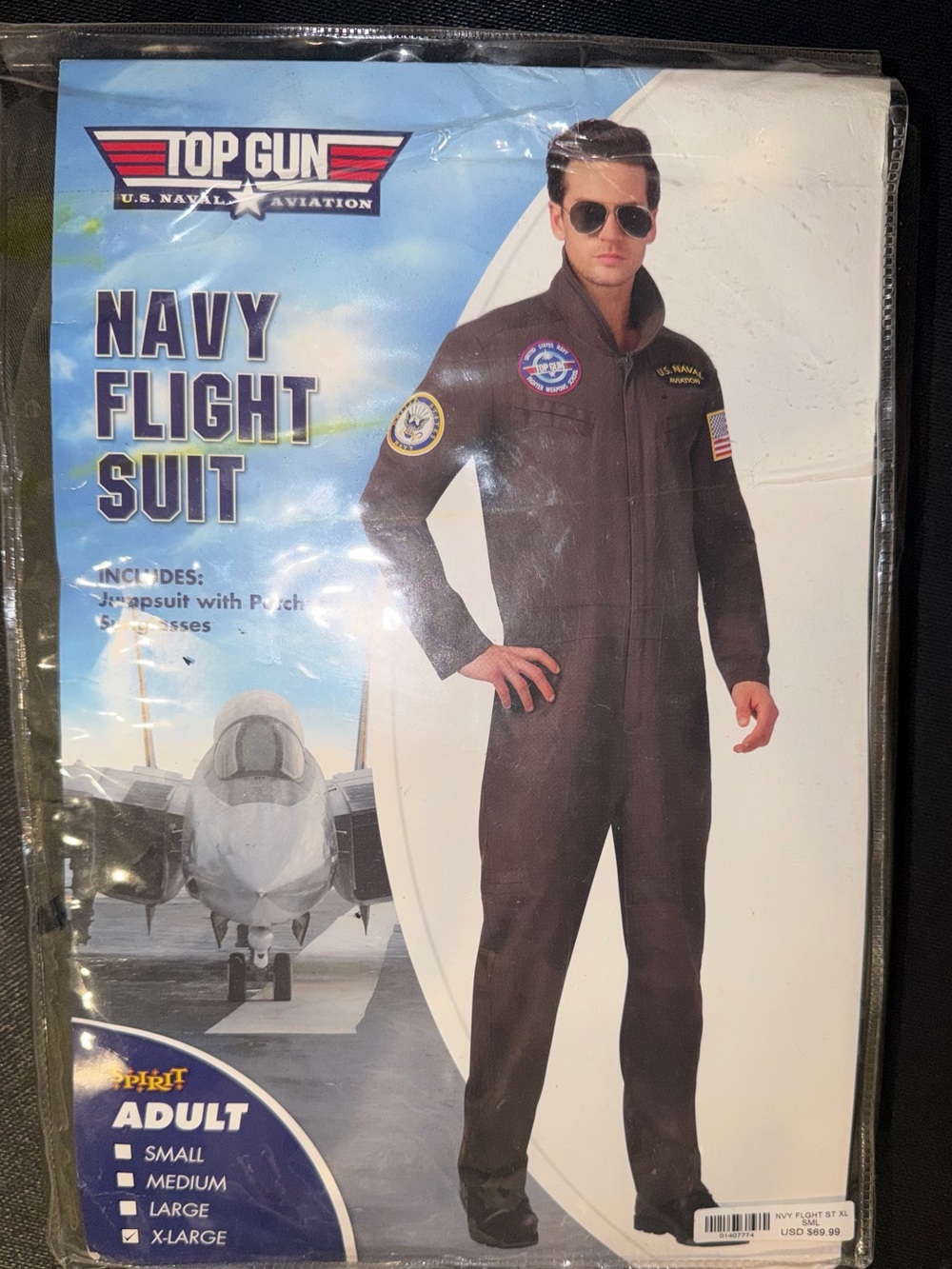 NWT! Spirit Navy Flight Suit Costume